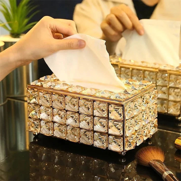 Crystal tissue box