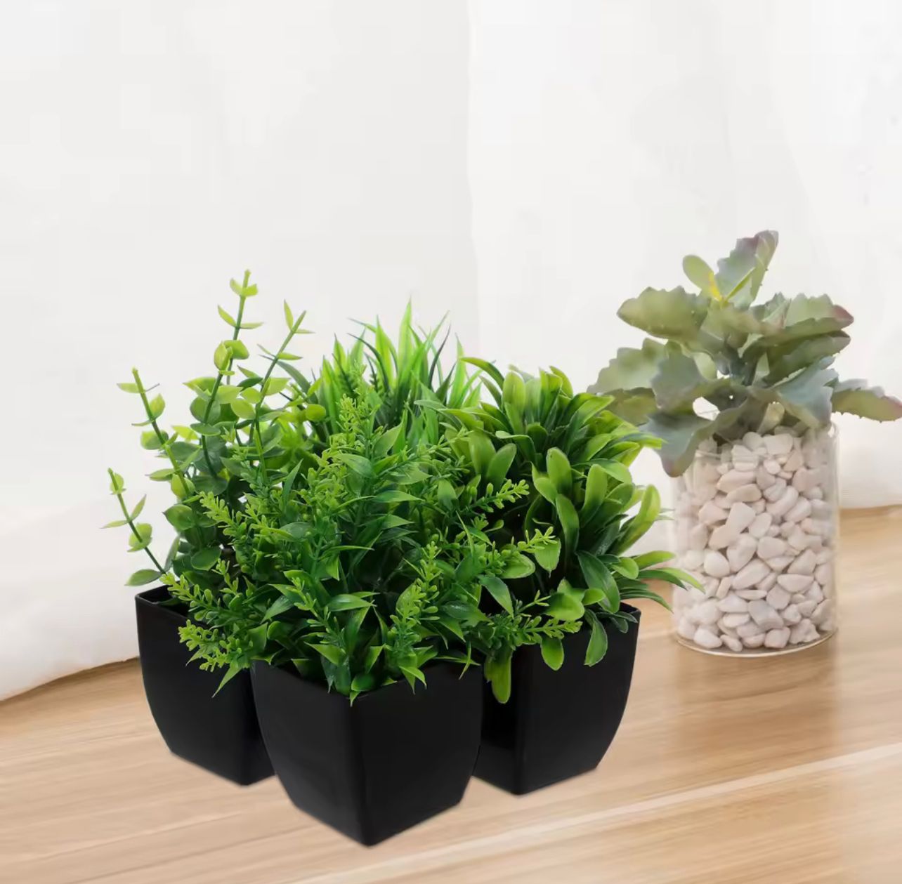 Artificial plant pots