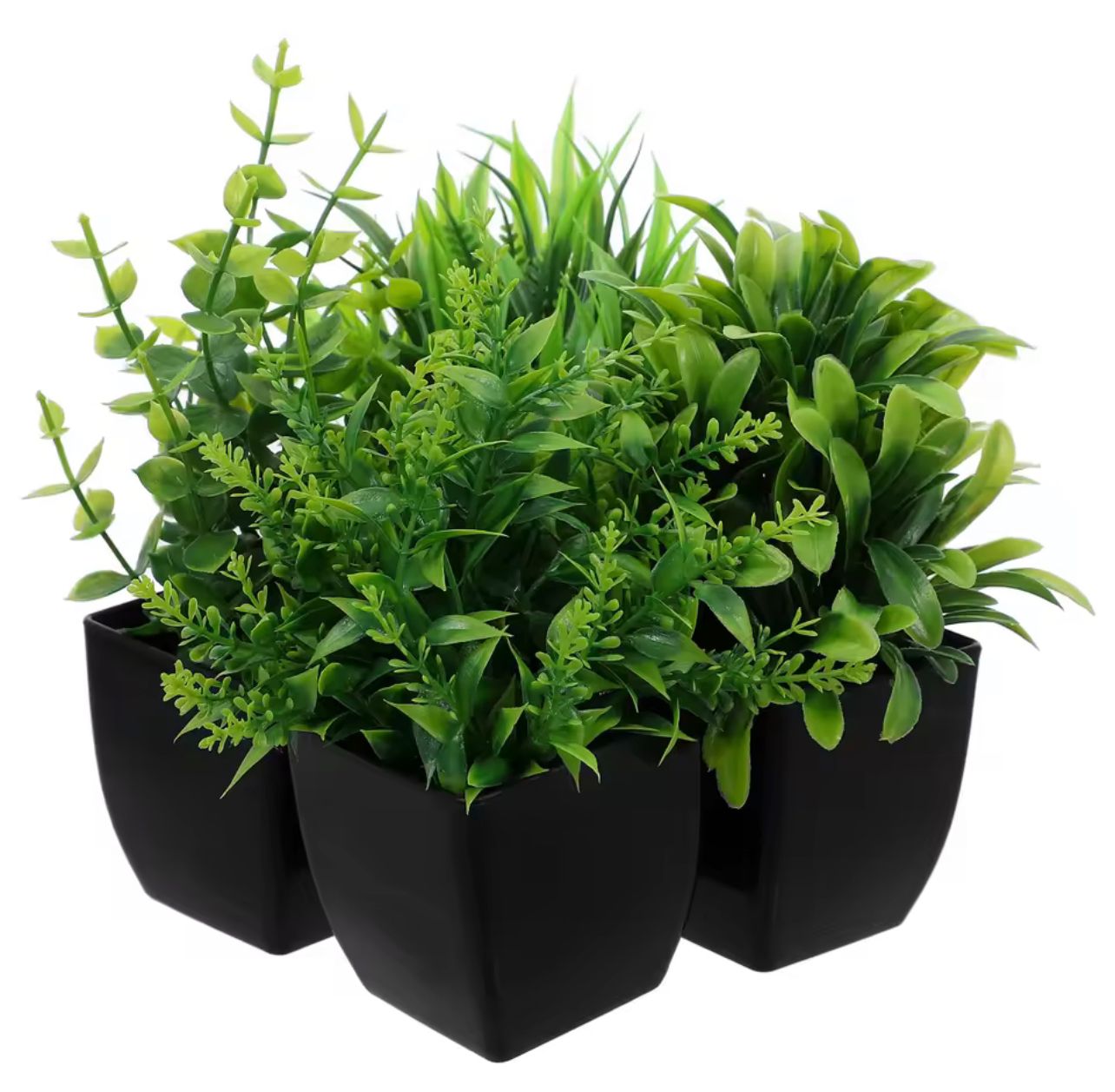 Artificial plant pots